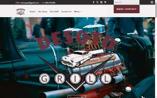 The Desoto Grill website