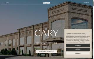 Life Time of Cary website