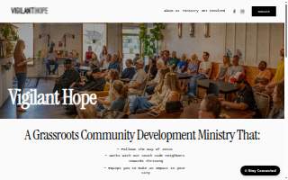 Vigilant Hope Roasting website