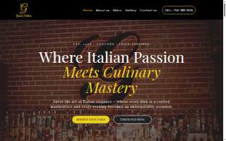 Gianni's Trattoria website
