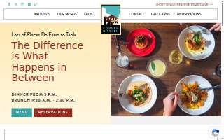 Corner Kitchen website