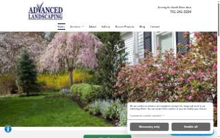 Advanced Landscaping website