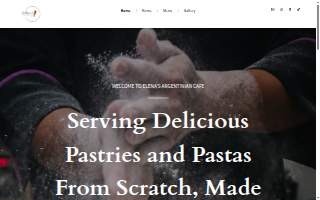 Elena's Argentinian Cafe website