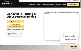 Bullman Heating & Air Inc website