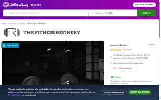 The Fitness Refinery website