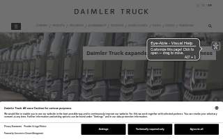 Daimler Truck North America Components & Logistics website