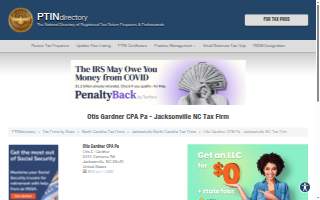 Gardner Otis CPA website