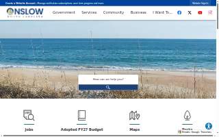 Onslow Animal Hospital website