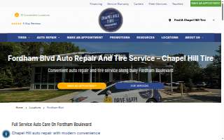 Chapel Hill Tire - Fordham Blvd website