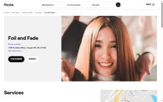 Foil and Fade website