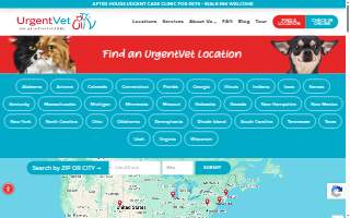 UrgentVet of Chapel Hill website