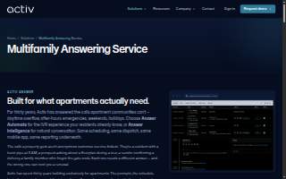 Activ Pest Solutions of Brookside website