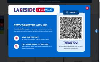 Lakeside Pharmacy website