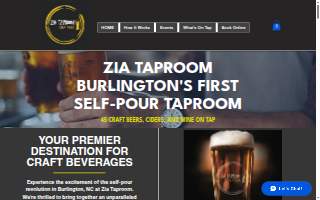Zia Taproom website