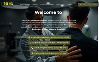 Beshel Chiropractic Center website
