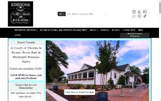 Editions - Coffee and Bookstore website