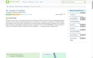Dr. James Litaker website