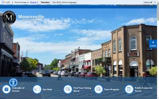Mooresville Center - Under New Management website