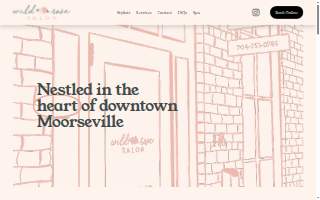 Wild Rose Salon website