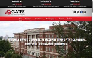 Gates Construction website