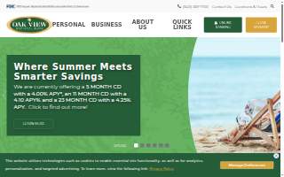 Oakview Veterinary Clinic website