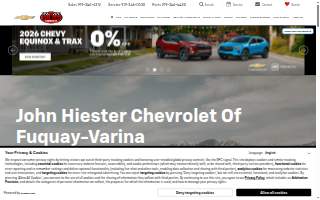 John Hiester Chevrolet website
