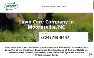 Lawn Pro of the Carolinas website