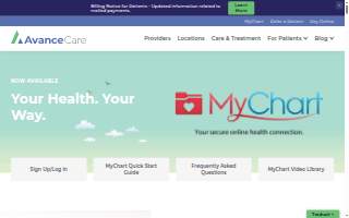 Avance Care North Wake Forest website