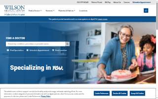 Wilson Medical Center website
