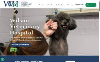 Wilson Veterinary Hospital website