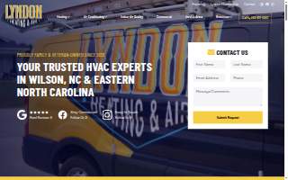 Lyndon Heating and Air website
