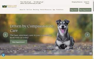 Viewmont Animal Hospital website