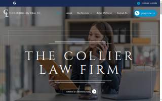 The Collier Law Firm, P.C. website