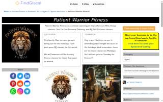 Patient Warrior Fitness website