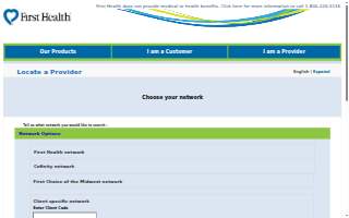 FirstHealth Primary Care - Sanford website