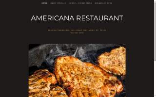 Americana Restaurant website