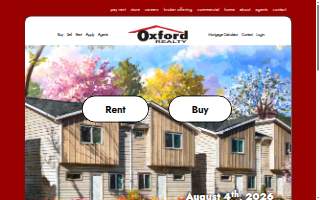 Oxford Realty website