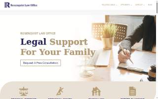 Rosenquist Law Office website