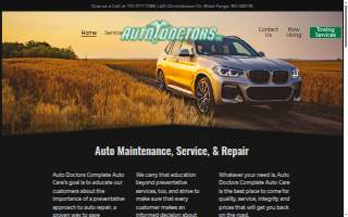 Auto Doctors, LLC, West Fargo website