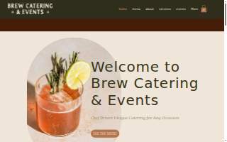 Brew Catering & Events website