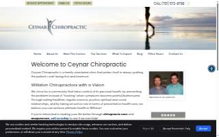 Ceynar Chiropractic Office website