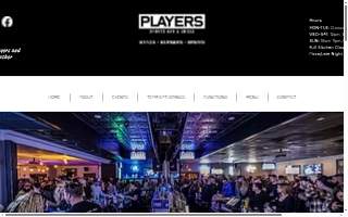 Players Sports Bar & Grill website
