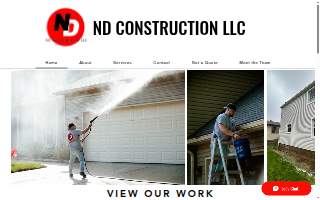 ND Construction LLC of Dickinson website