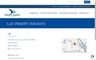 Lux Wealth Advisors website