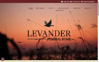 Levander's Body Shop website