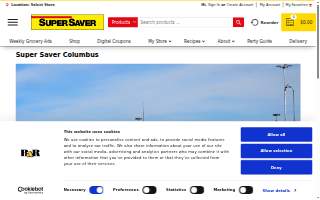 Super Saver website
