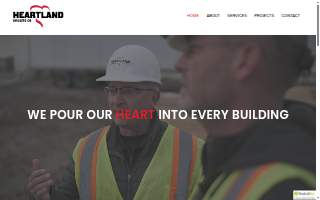 Heartland Builders Co website