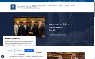 Adams & Sullivan website