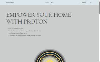 Proton Electric LLC website