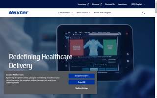 Baxter Health Physical Therapy website
